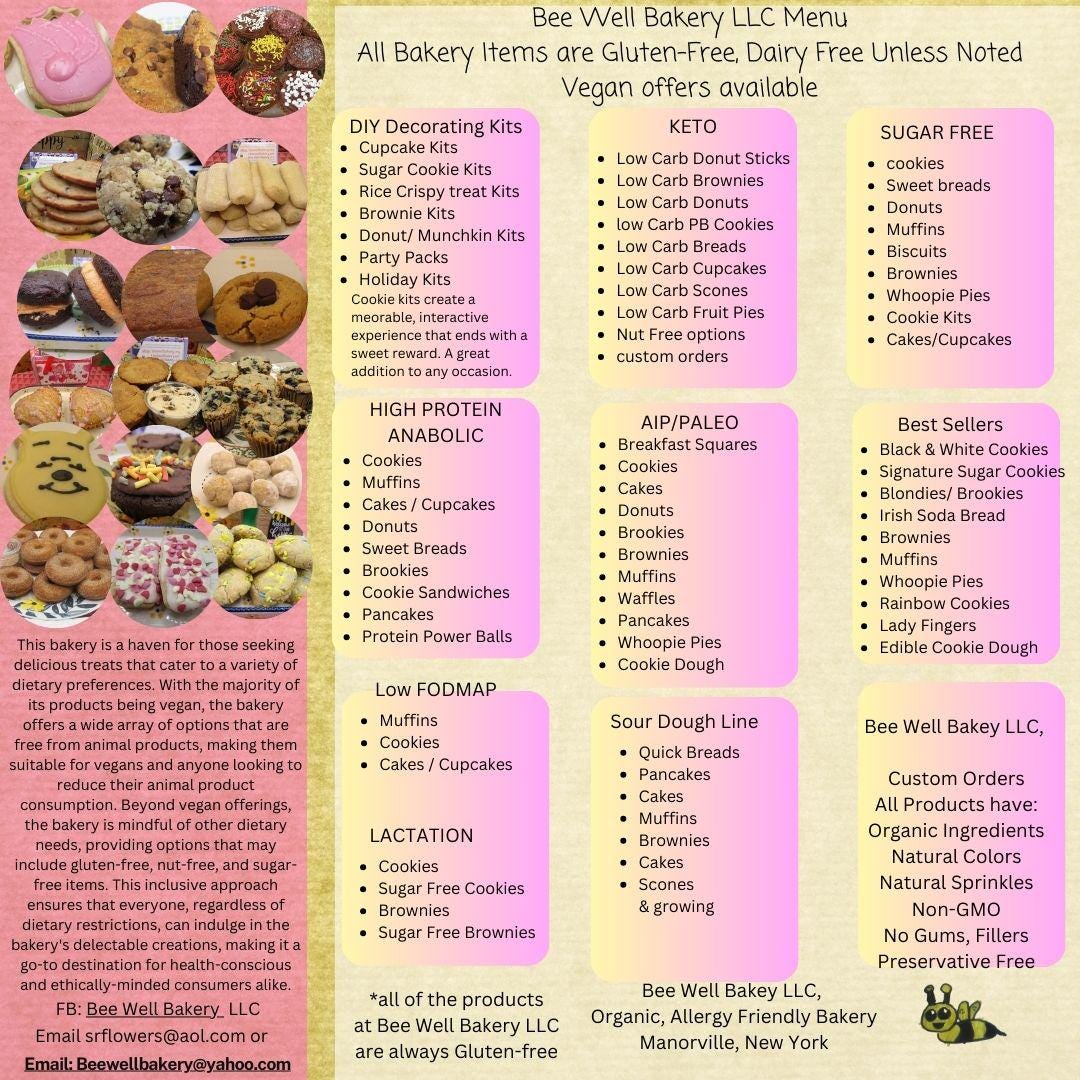 GLUTEN FREE BAKERY BOX SAMPLER / VEGAN