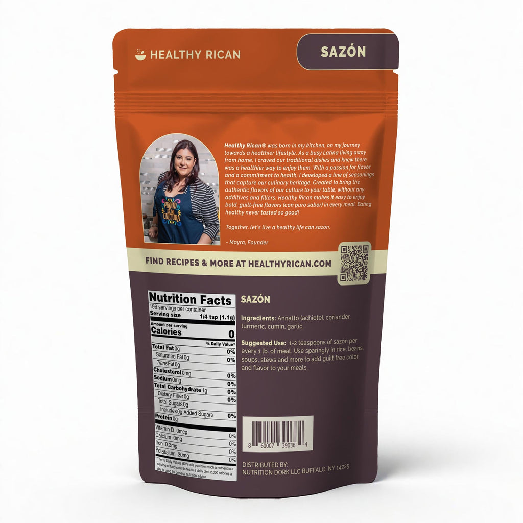 Sazón Seasoning Resealable Bag